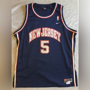 Nike NJ Nets Jason Kidd Jersey 5 Size XXL +2 Length